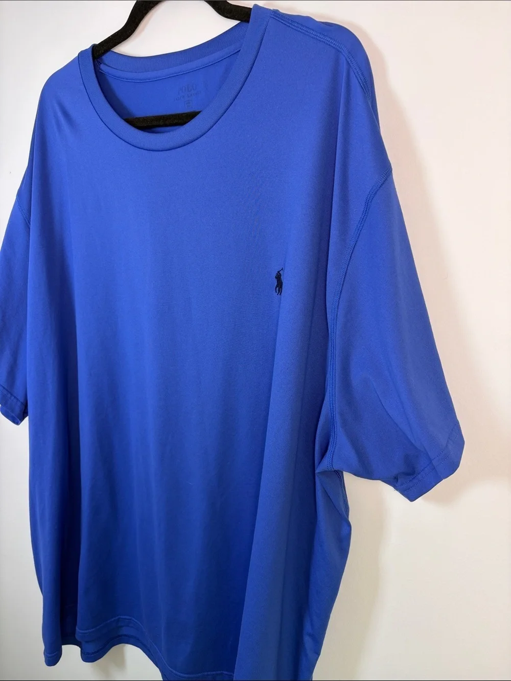 Polo Ralph Lauren Men’s Royal Blue Performance Short Sleeve Athletic Tee - 4XB